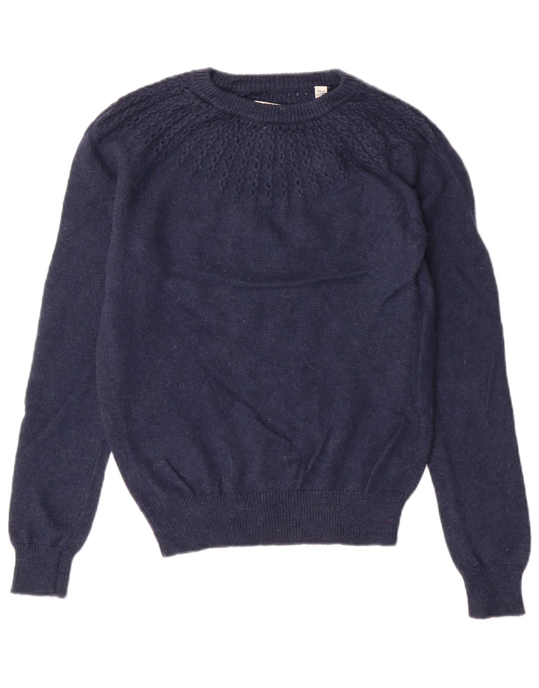 JACK WILLS Damen-Pullover mit Rundhalsausschnitt, Gr. 10, Marineblau