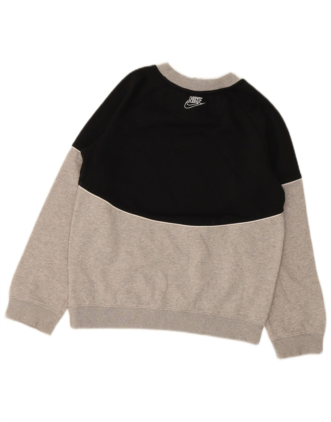 Nike Jungen-Sweatshirt mit Grafik, 12–13 Jahre, Größe L, Schwarz, Farbblock
