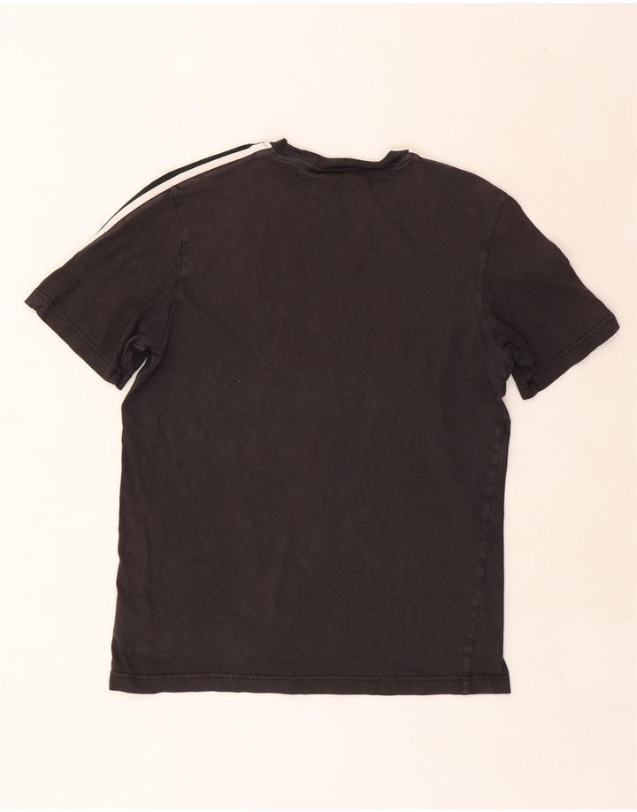 Adidas Herren Grafik T-Shirt Top Small Schwarz Baumwolle