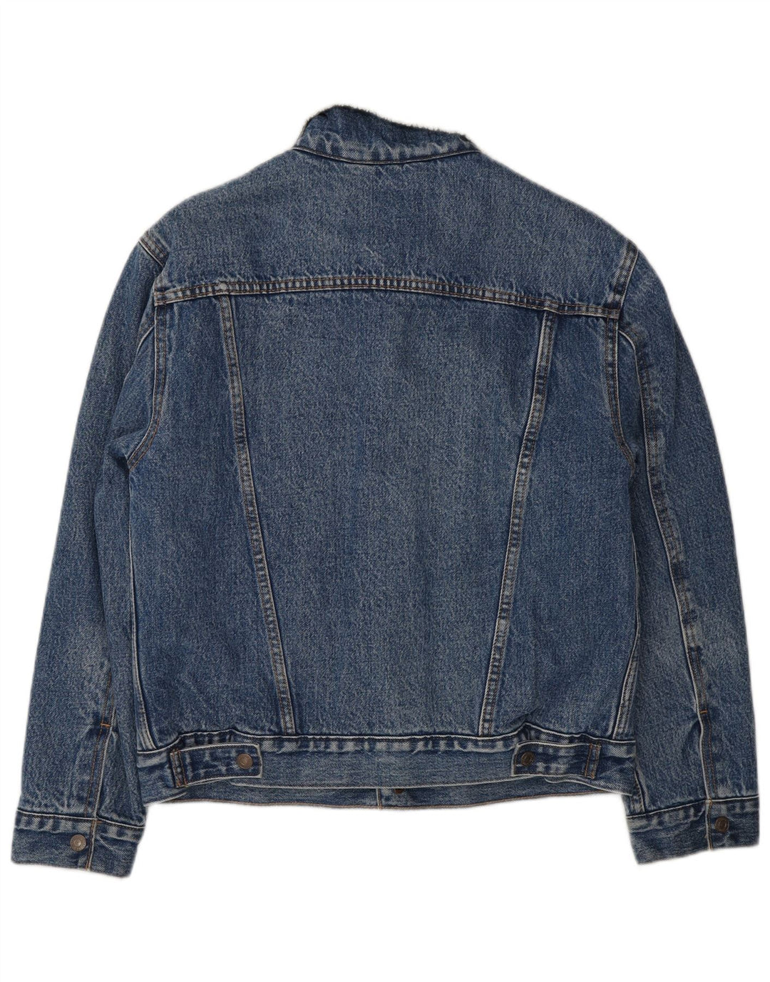 Levi's Herren Denim Sherpa Jacke UK 36 Small Blau Baumwolle