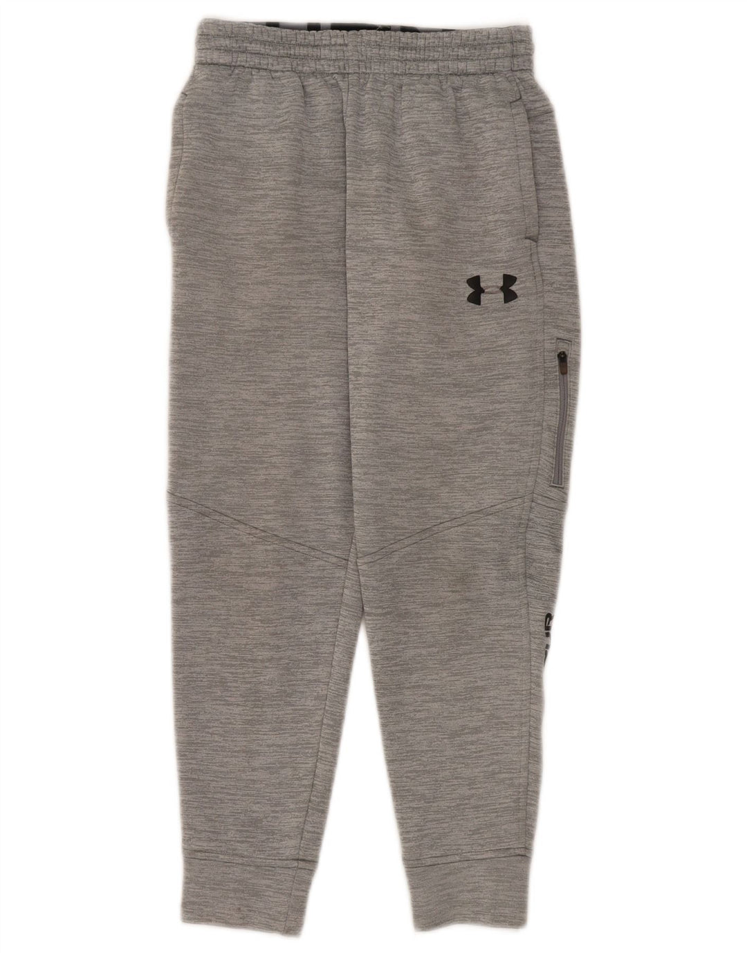 Under Armour Jungen-Trainingshose mit Grafik, Jogginghose, 9–10 Jahre, Mittelgrau