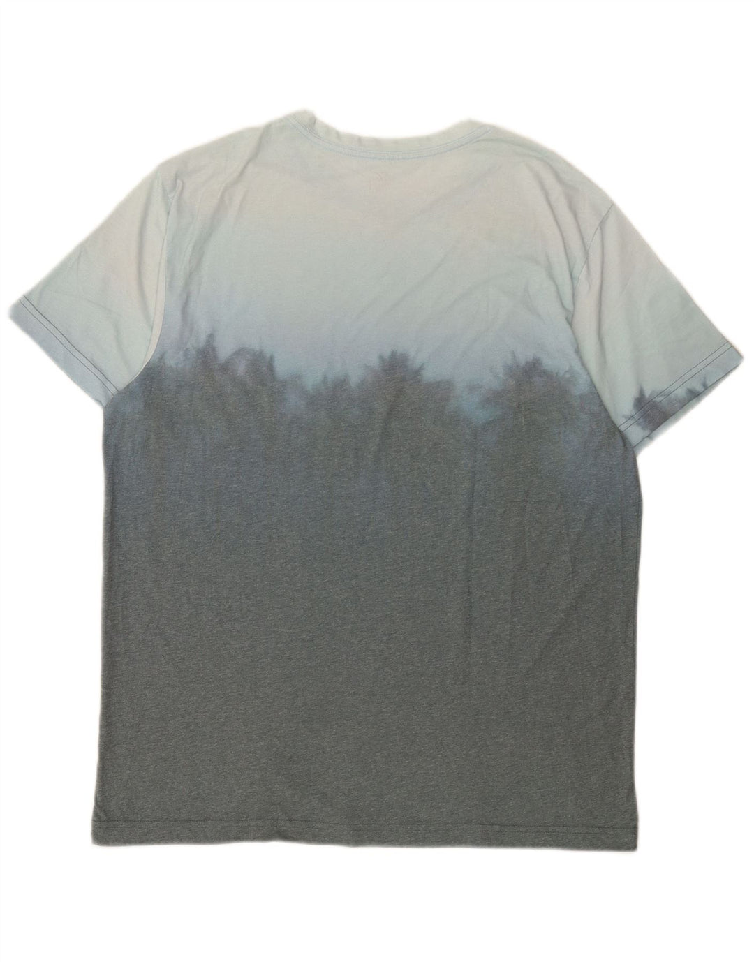 Hurley Herren-T-Shirt-Oberteil, großes blaues Farbblock-Polyester