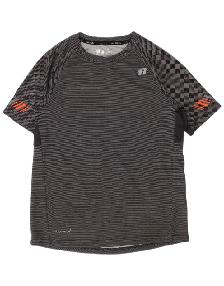 Russell Athletic T-Shirt für Jungen, 10–11 Jahre, Größe L, Grau, Polyester