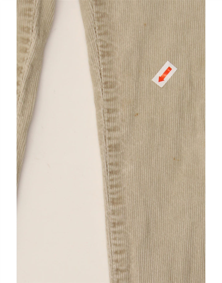 DOCKERS Mens Straight Corduroy Trousers W30 L32 Beige