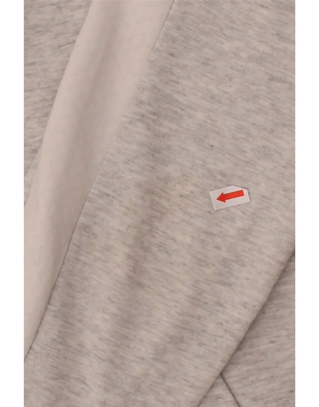 REEBOK Womens Graphic Zip Hoodie Sweater UK 12/14 Medium Grey Vintage Reebok and Second-Hand Reebok from Messina Hembry 