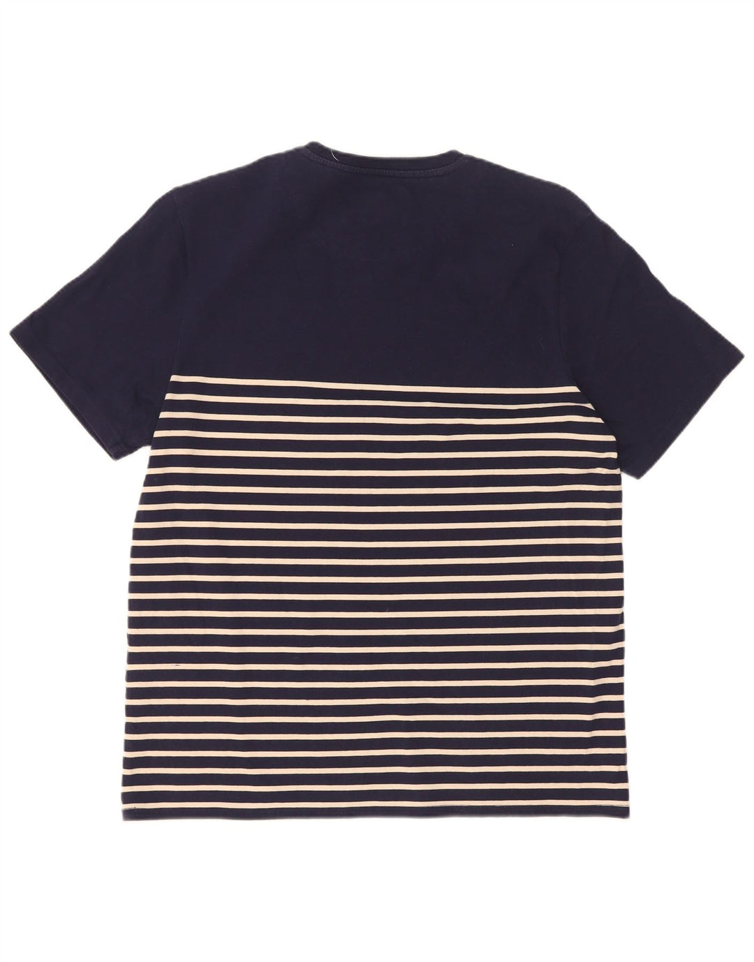 Lyle & Scott Herren-T-Shirt-Oberteil, groß, marineblau, gestreift, Baumwolle