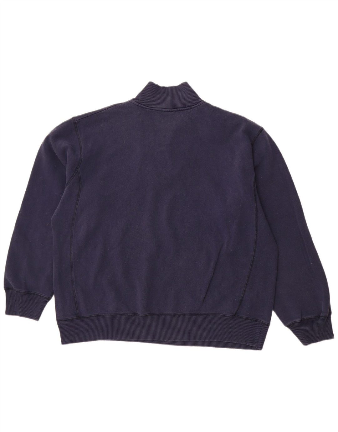 NIKE Herren-Sweatshirt mit Reißverschluss am Hals, UK 45/47 XL, Marineblau, Baumwolle