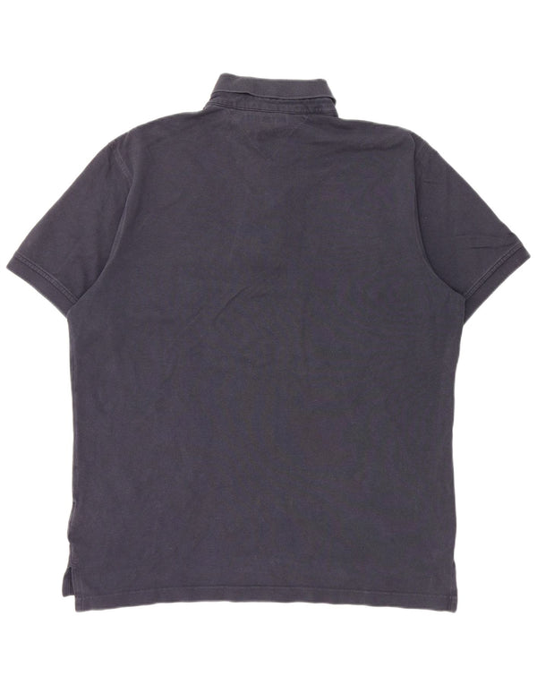 TOMMY HILFIGER Herren Regular Fit Poloshirt XL Marineblau Baumwolle