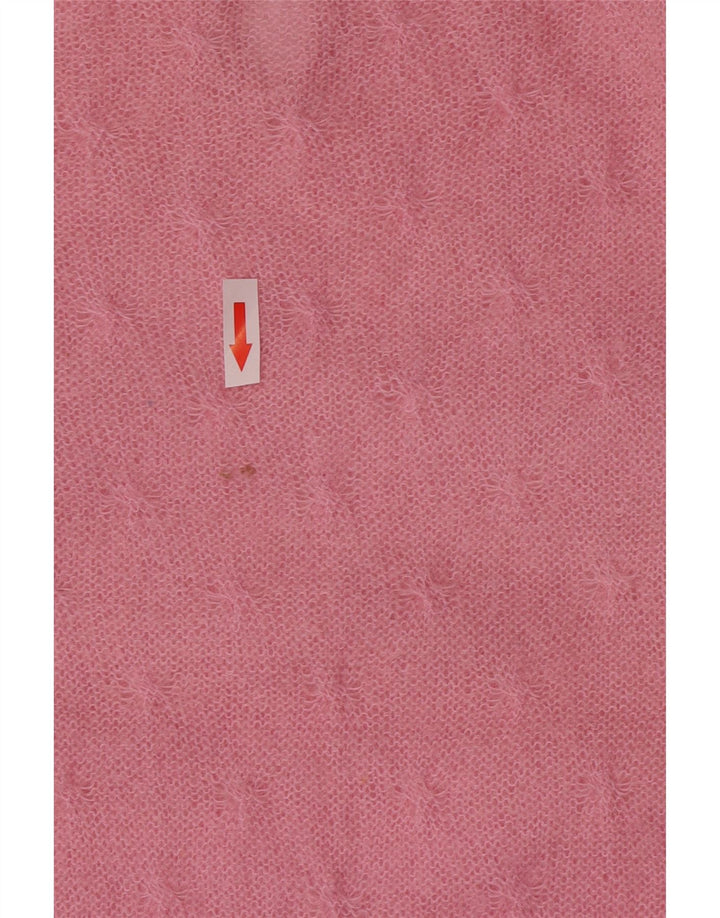 Brunello Cucinelli Damen Pullover mit Rundhalsausschnitt IT 46 Large Pink