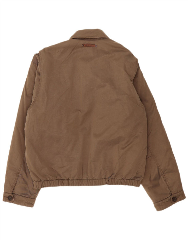 Marlboro Classics Herren Wattierte Jacke IT 50 Large Beige Baumwolle