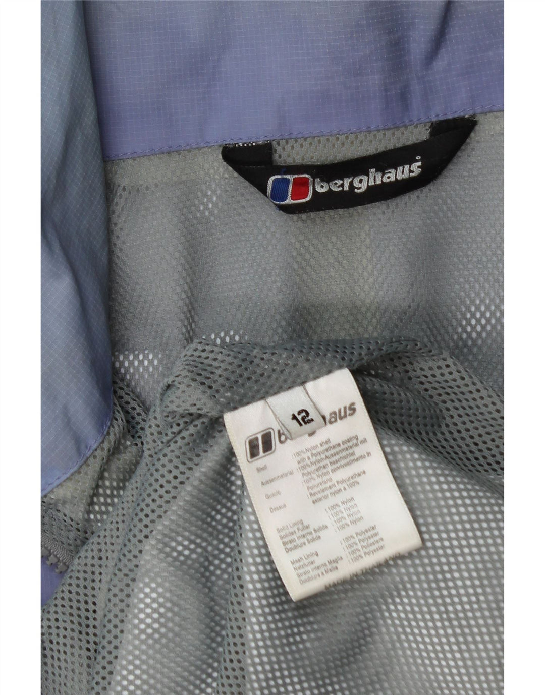 Berghaus Damen Übergroße Kapuzen-Regenjacke UK 12 Medium Purple Nylon