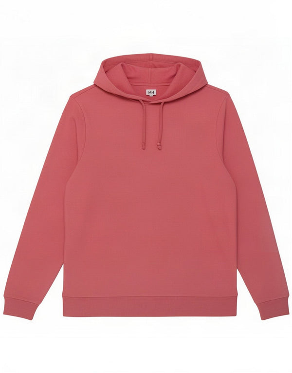 Marks & Spencer Damen Kapuzenpullover UK 14 Mittelrosa Baumwolle