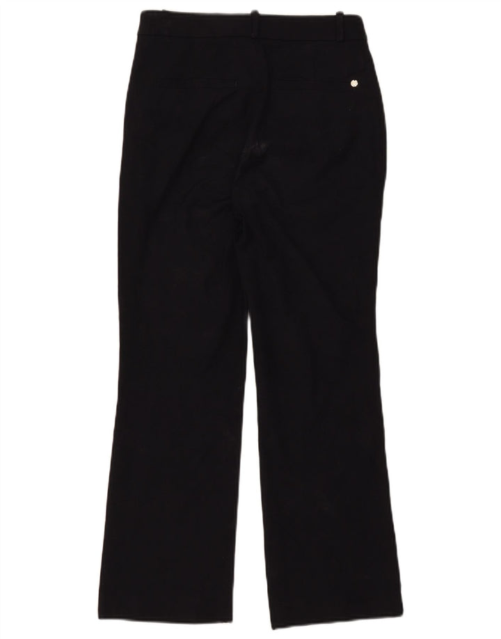 Massimo Dutti Damen Bootcut Chino Hose 2XS W24 L25 Schwarz