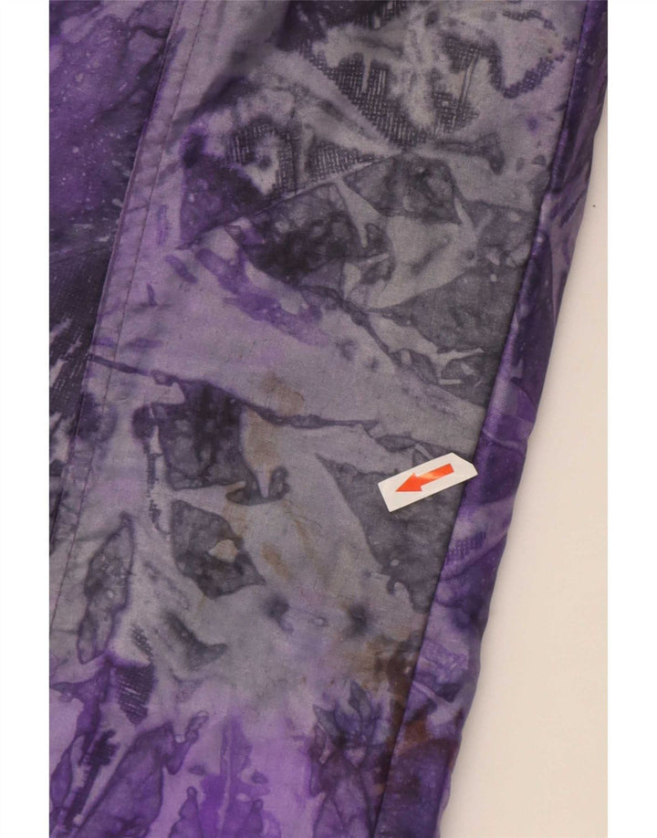 Alasca Damen-Overall mit abstraktem Muster, übergroß, Skioverall, Größe 38, XS, Lila