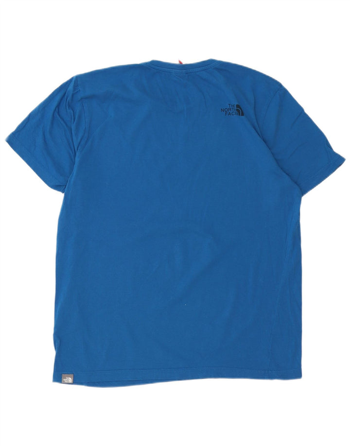 THE NORTH FACE Herren T-Shirt Top Large Blau Baumwolle