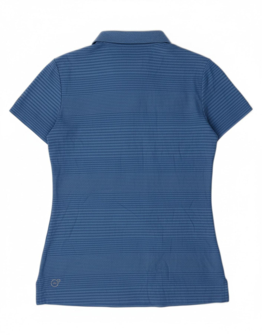 PUMA Womens Polo Shirt UK 8 Small Blue Striped Vintage Puma and Second-Hand Puma from Messina Hembry 