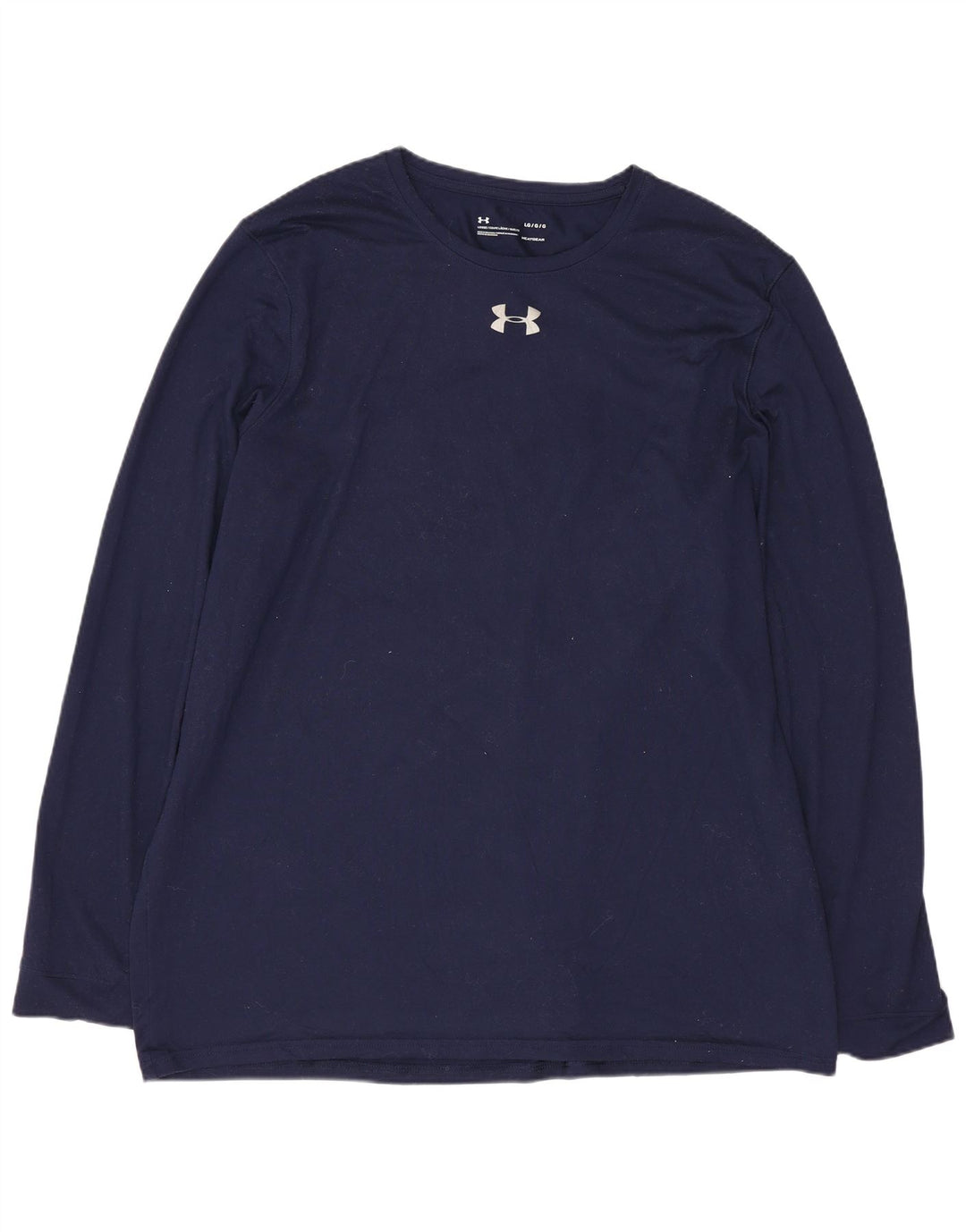 UNDER ARMOUR Herren-Oberteil, langärmelig, groß, marineblau, Polyester