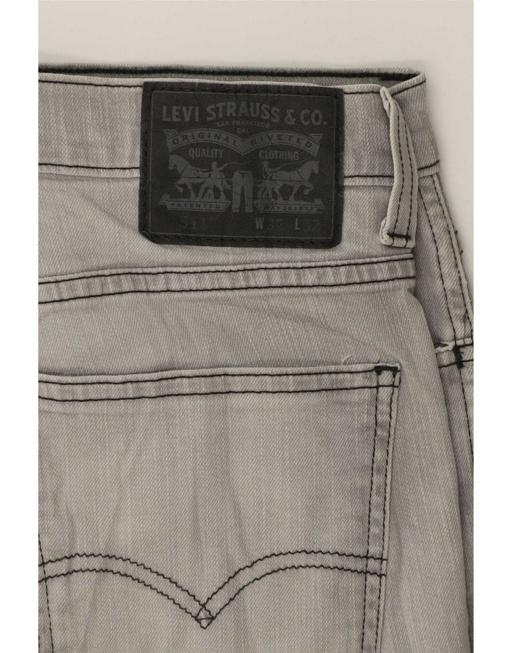 Levi's Herren 511 Slim Jeans W32 L32 Graue Baumwolle