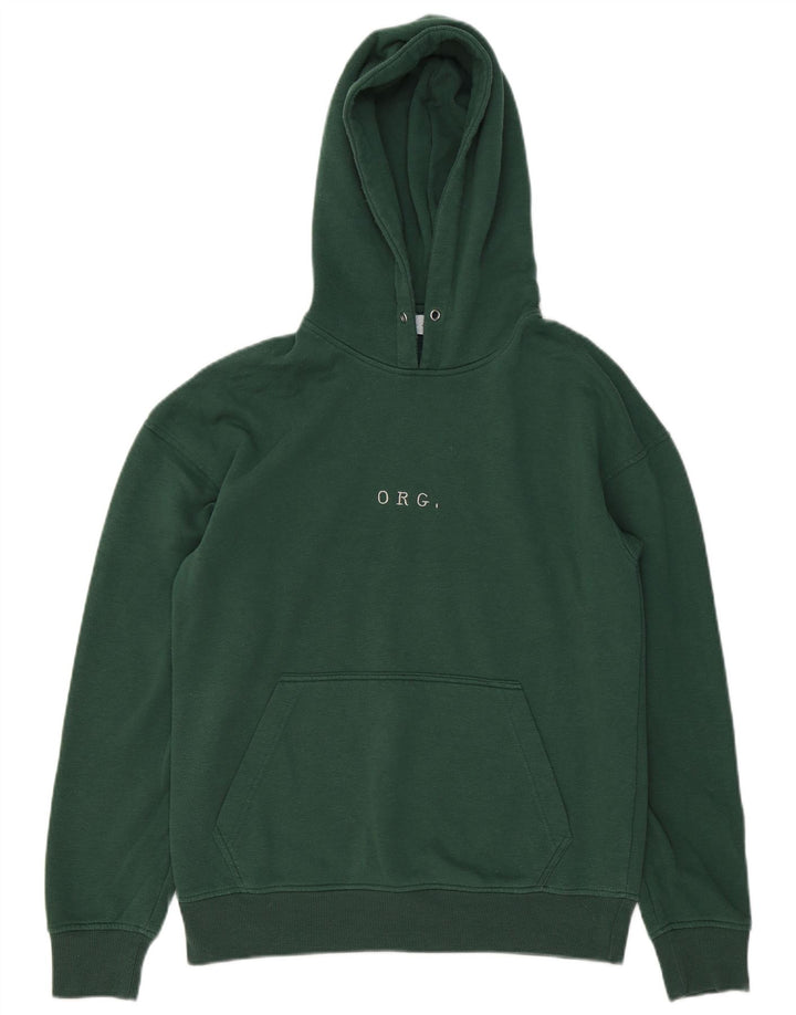 Jack & Jones Herren Kapuzenpullover aus mittelgrüner Baumwolle