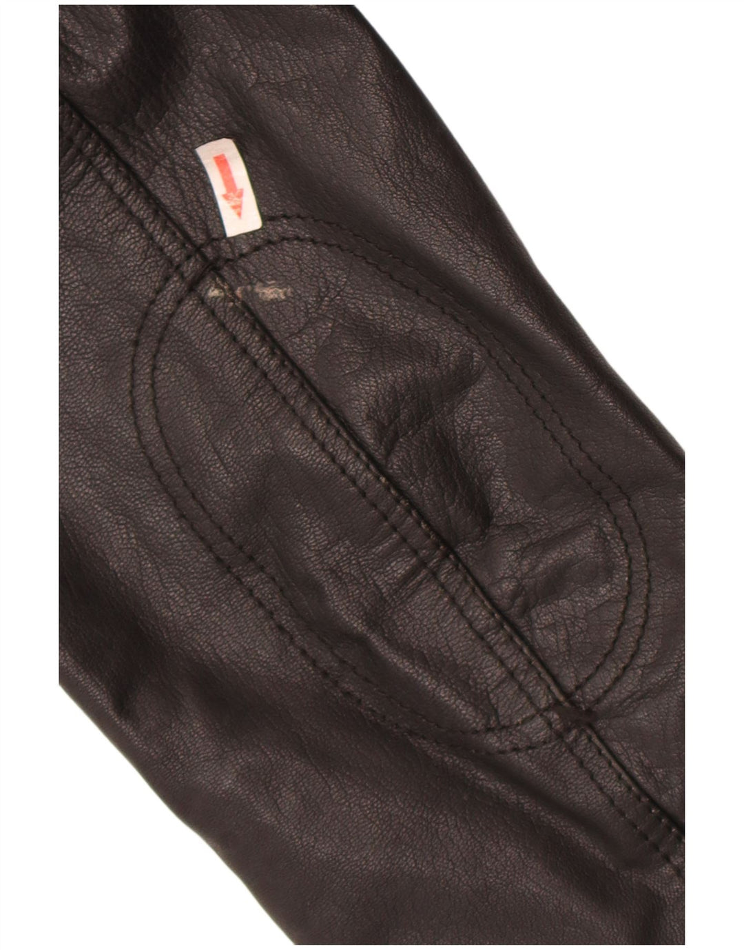 Jack & Jones Herren Bomber Lederjacke UK 40 Large Schwarz