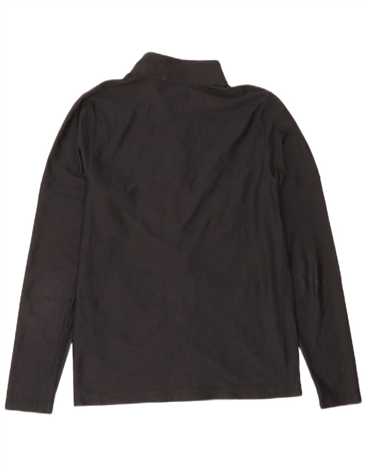 Under Armour Herren-Trainingsanzug-Top-Jacke aus mittelschwarzem Polyester