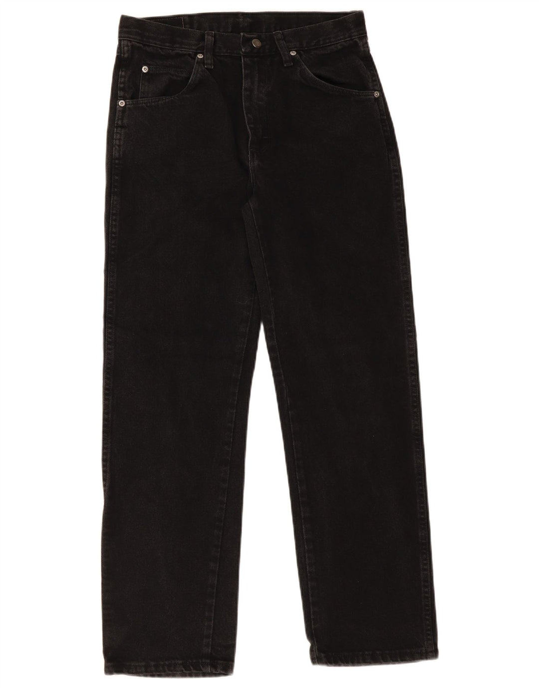 Wrangler Herren-Jeans mit normaler Passform, gerade Passform, W30, L30, schwarze Baumwolle