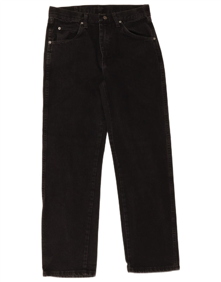 Wrangler Herren-Jeans mit normaler Passform, gerade Passform, W30, L30, schwarze Baumwolle