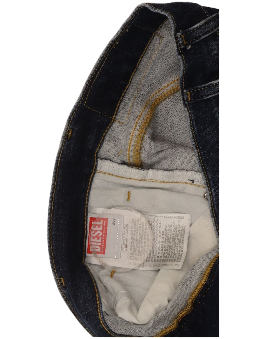 Diesel Damen Skinny Jeans W27 L30 Blaue Baumwolle