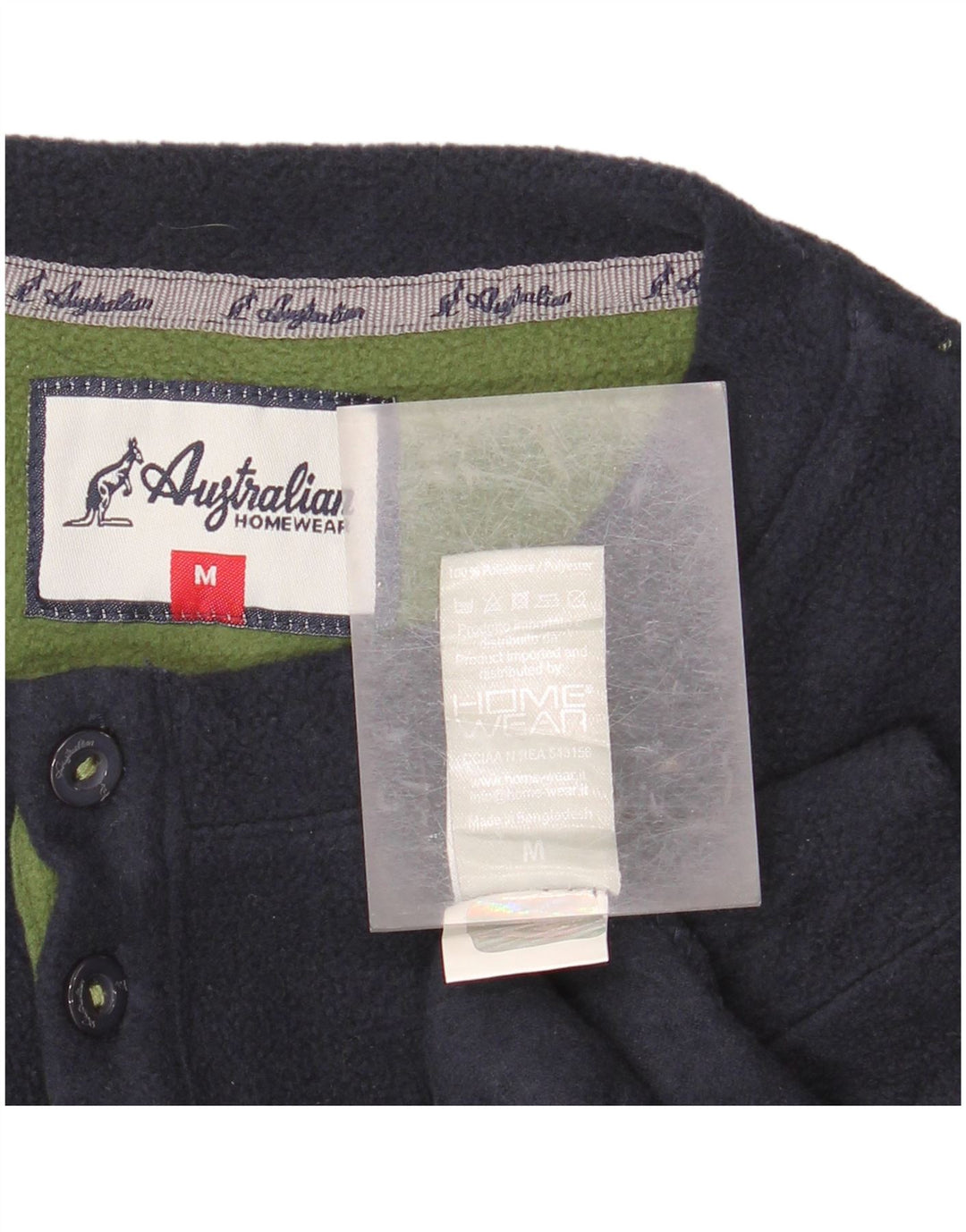 AUSTRALIAN L'ALPINA Herren-Fleecepullover, mittelmarineblaues Polyester