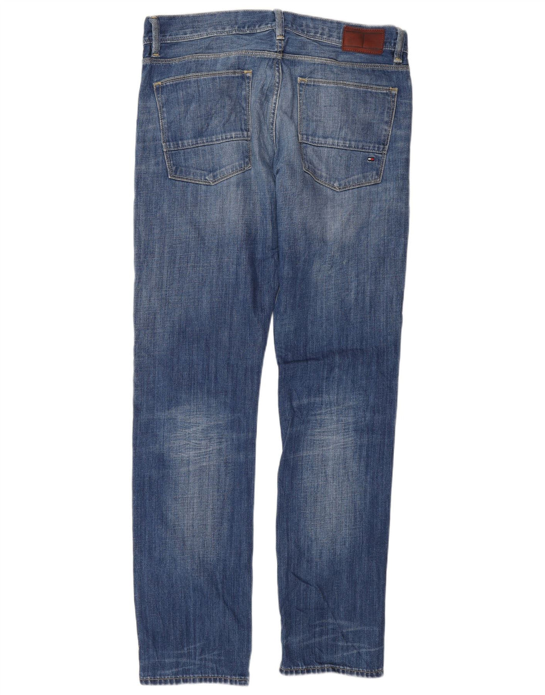 TOMMY HILFIGER Herren Benton Straight Jeans W32 L32 Blaue Baumwolle