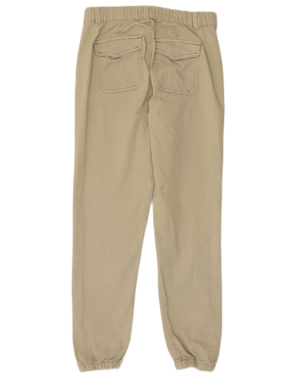 Marks & Spencer Damen Joggers Hose UK 10 Small W28 L27 Grüne Baumwolle