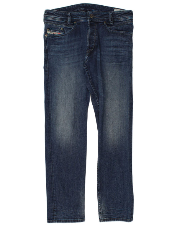 Diesel Mens Thavar Slim Jeans W30 L30 Blue Cotton