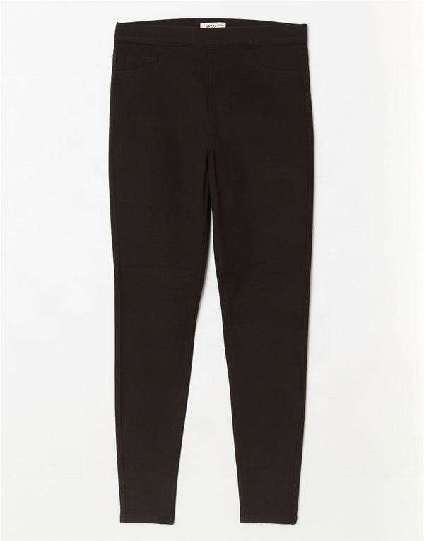 Marks & Spencer Damen Jegging-Jeans UK 12 Medium W30 L30 Schwarze Baumwolle