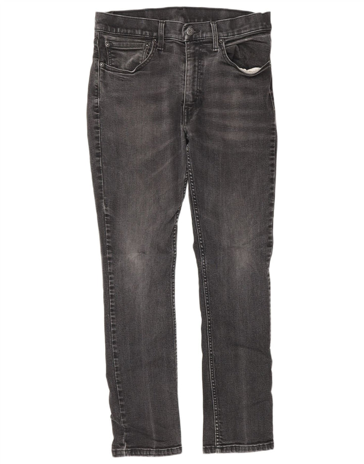 Levi's Herren 511 Slim Jeans W34 L30 schwarze Baumwolle