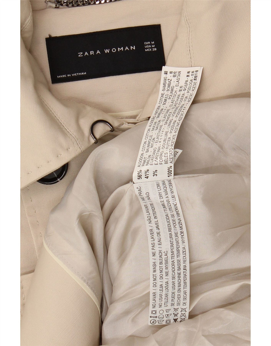 Zweireihiger Damenmantel UK 12 Medium