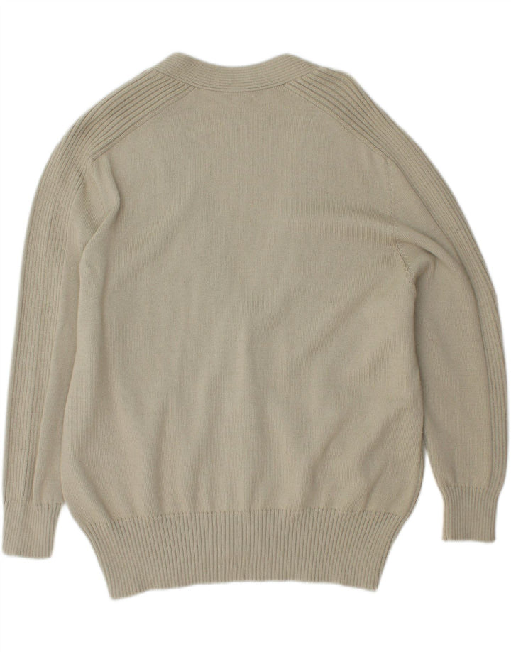 BLEYLE Damen-Cardigan-Pullover UK 20 2XL Grüne Schurwolle