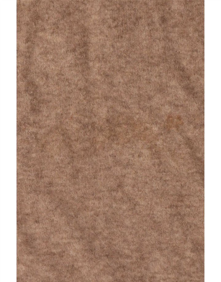Zara Damen-Pullover, übergroß, lang geschnitten, mit V-Ausschnitt, Gr. 16, Braun