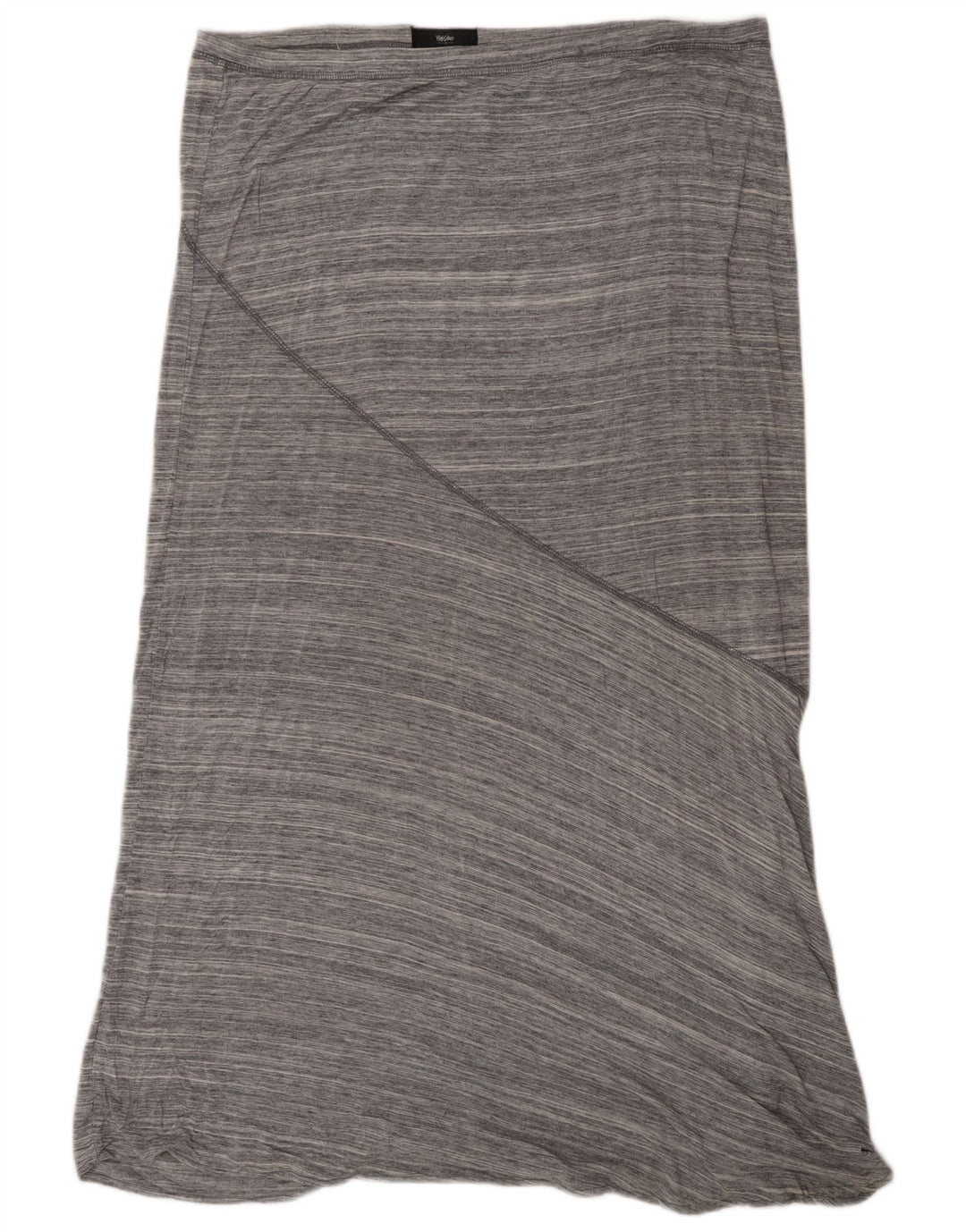 MOSSIMO Damen Maxirock XL W38 Grauer Nadelstreifen-Rayon