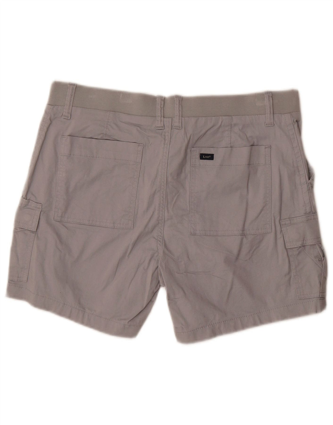 Lee Damen-Cargoshorts mit mittlerer Leibhöhe und normaler Passform, US 12, L, W34, Grau