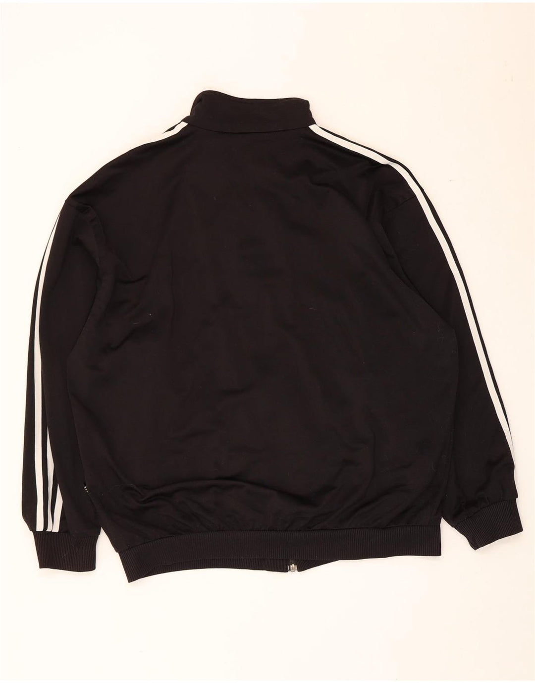 Adidas Herren Trainingsanzug Top Jacke UK 40/42 Medium Schwarz Polyester