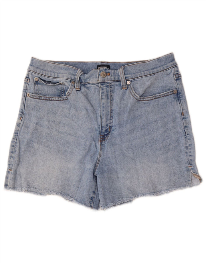 J. CREW Damen Jeansshorts W32 Large Blaue Baumwolle