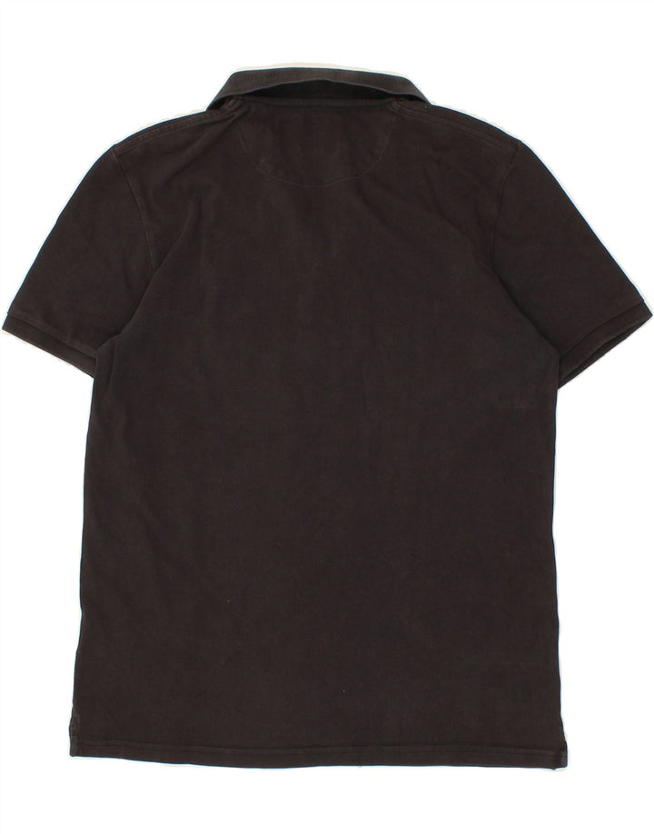 LYLE & SCOTT Mens Polo Shirt Large Black Cotton Vintage Lyle & Scott and Second-Hand Lyle & Scott from Messina Hembry 