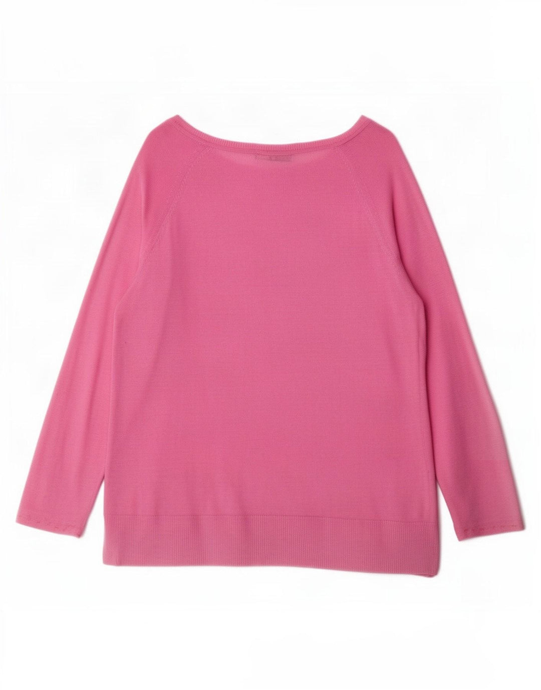 Zara Damen Top 3/4 Ärmel UK 14 Mittelrosa