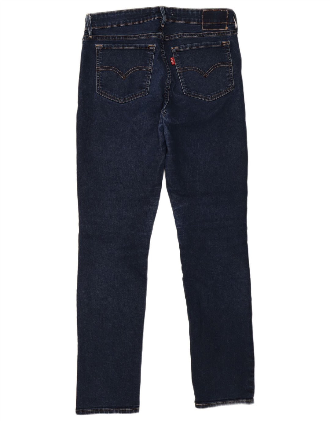 LEVI'S Damen 712 Slim Jeans W29 L30 Marineblau Baumwolle