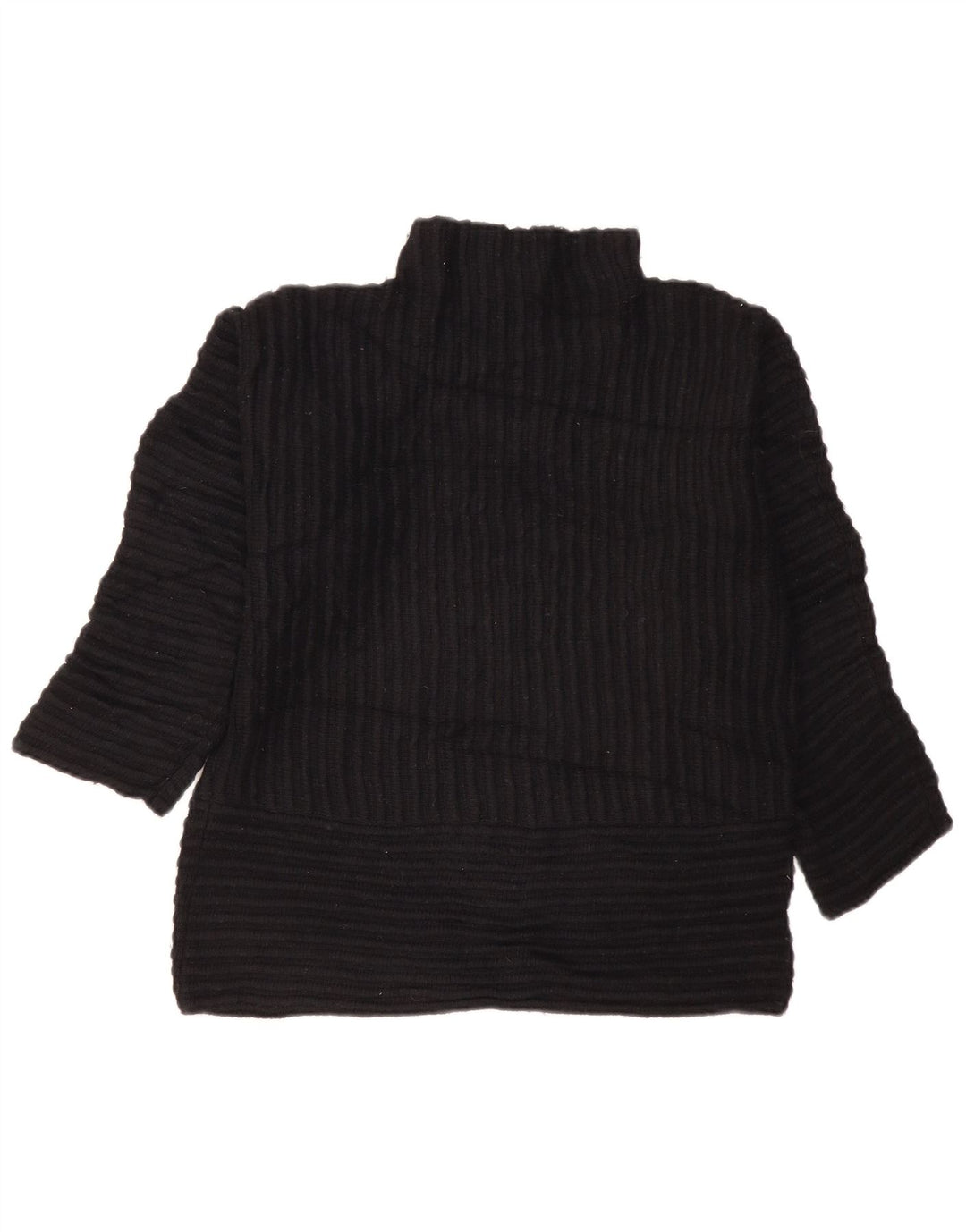 DKNY Damen-Pullover mit Rollkragen, übergroß, Gr. 10, Schwarz