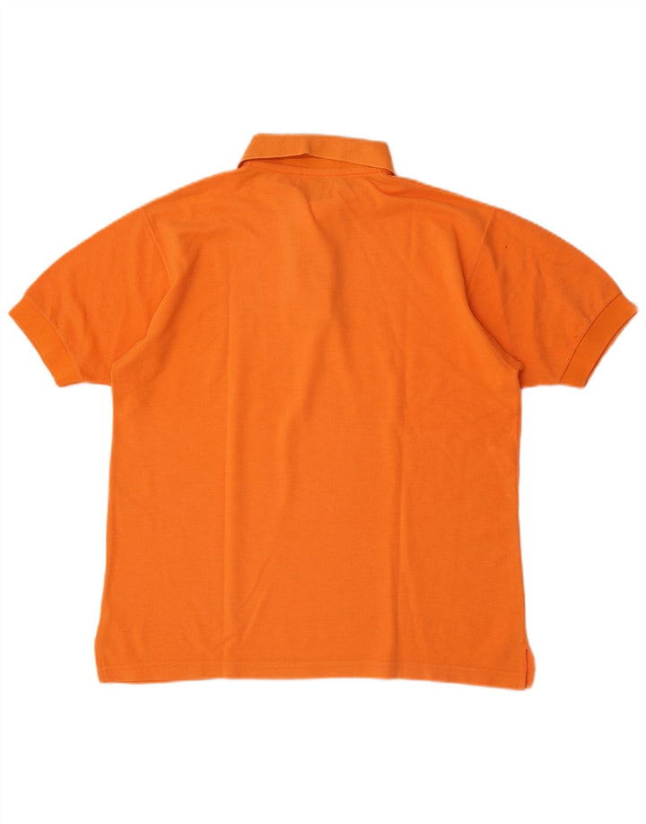 Ball On Herren-Poloshirt aus mitteloranger Baumwolle