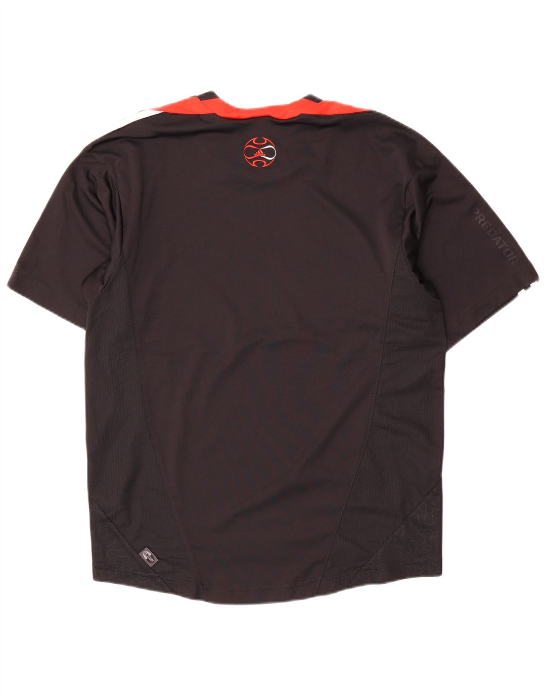 Adidas Herren T-Shirt Top Small Schwarz Colourblock Polyester