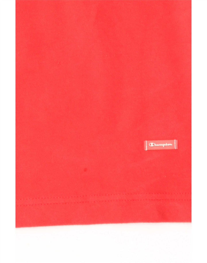 Champion Damen Poloshirt UK 12 Mittelrot