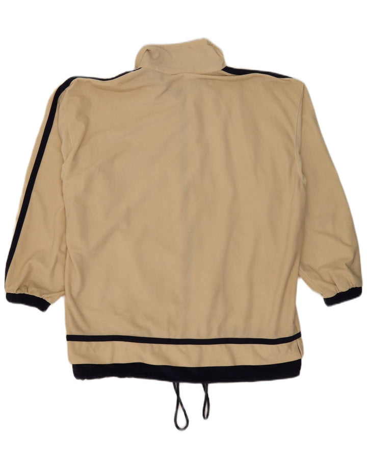 Diadora Herren-Trainingsanzugoberteil mit Grafik, mittlerer Beige-Farbblock