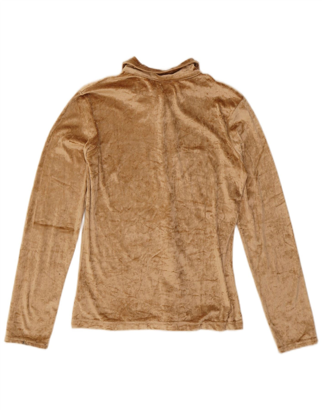 SQUAW Damen-Hemdbluse aus Velours, UK 12, Mittelbeige, Acryl